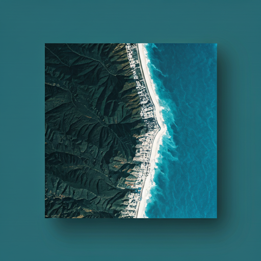 Surfer riding a wave seen from water